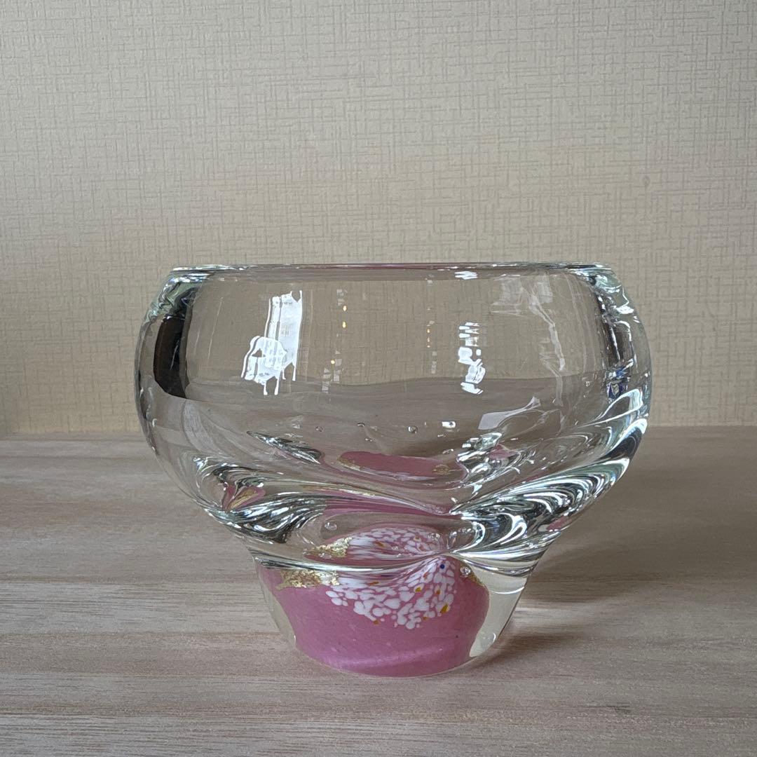 ガラス　黒木国昭　小鉢　ペーパーウェイト　花器