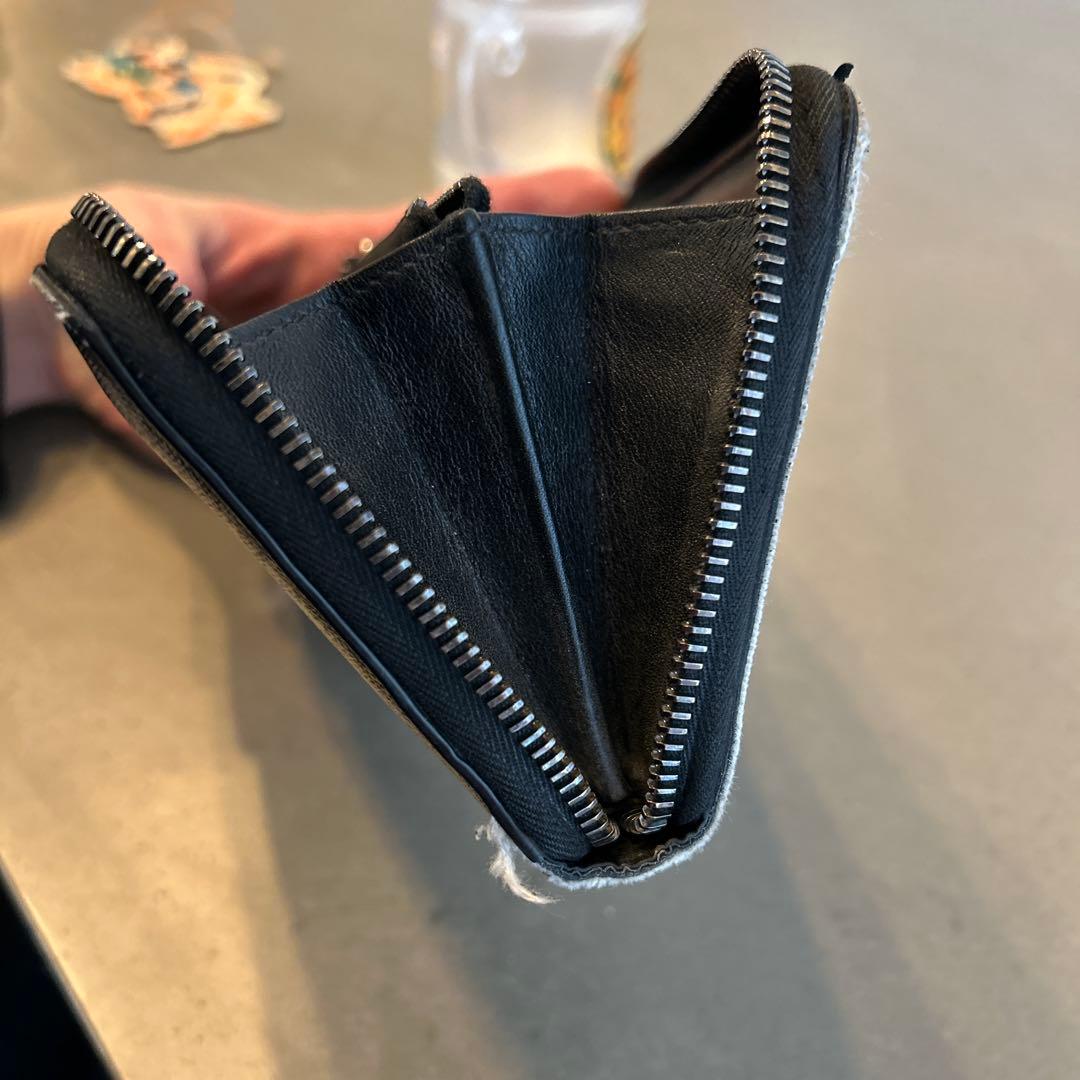 Dior ブラック ダイヤモンドパターン 長財布