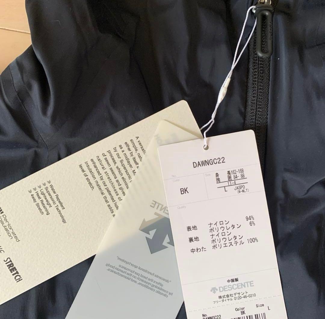 新品未使用　DESCENTE ALLTERRAIN 薄中綿アウター　レディースＬ