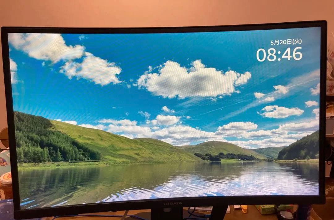 27インチ　アイオーデータ湾曲モニター I-O DATA ゲーミングモニター