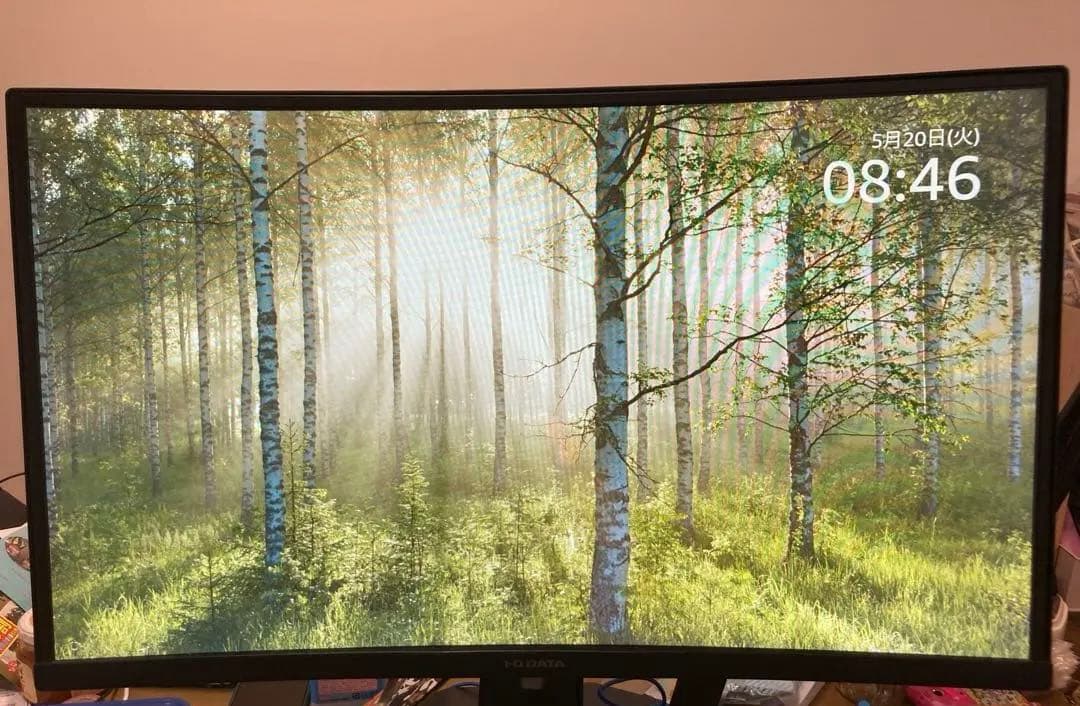 27インチ　アイオーデータ湾曲モニター I-O DATA ゲーミングモニター