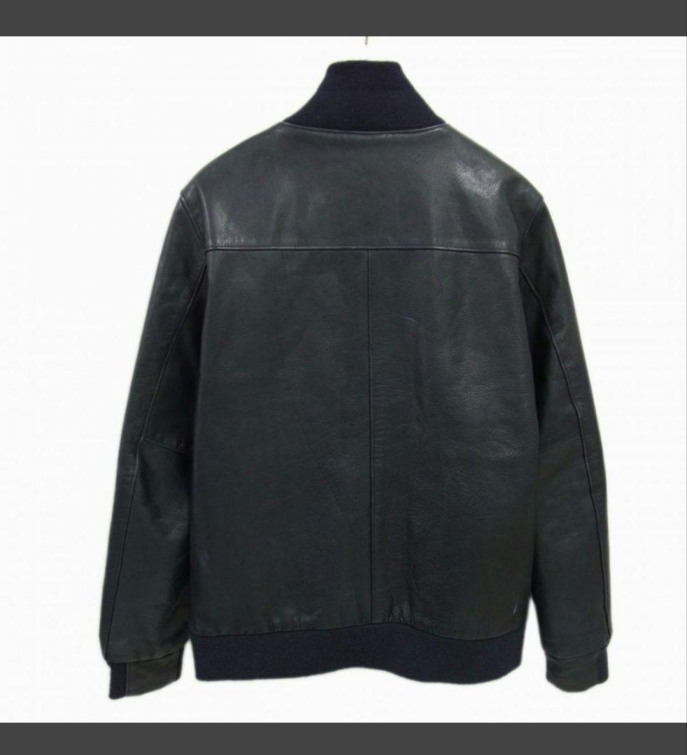 G.B. Sport ダークネイビー レザー ジャケット L