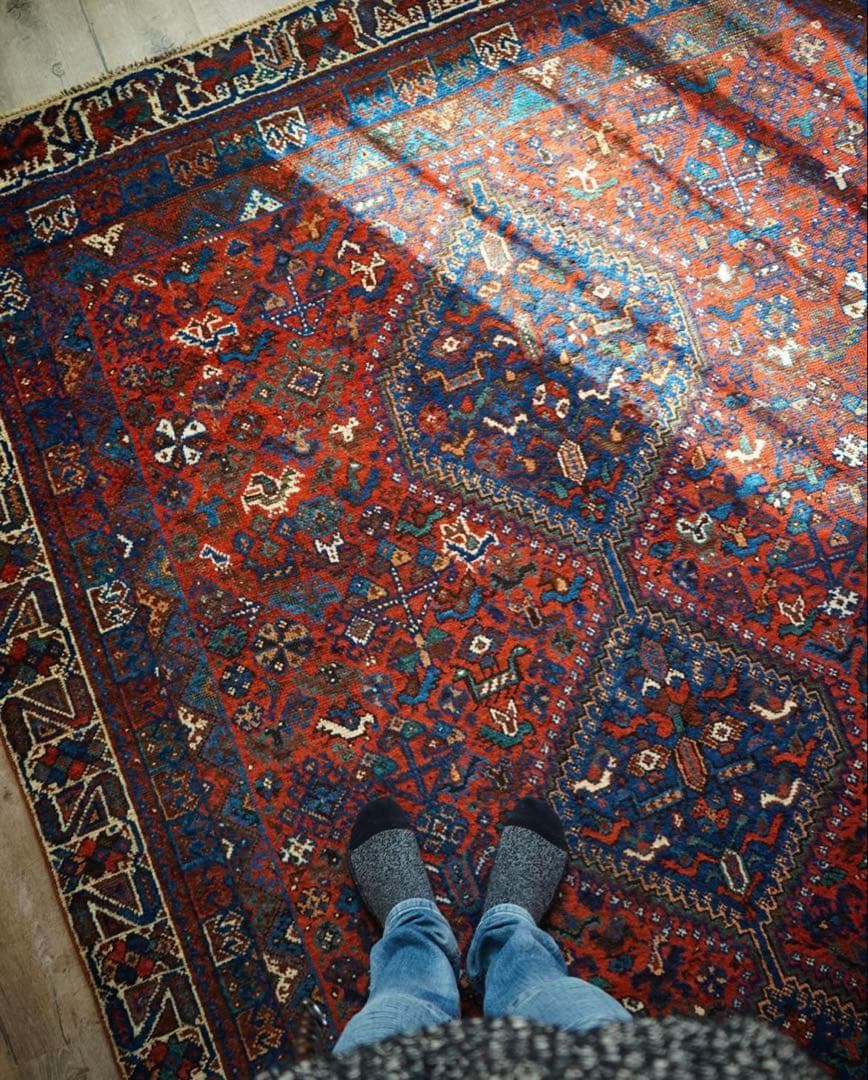 シラーズ　トライバルラグ　ヴィンテージラグ