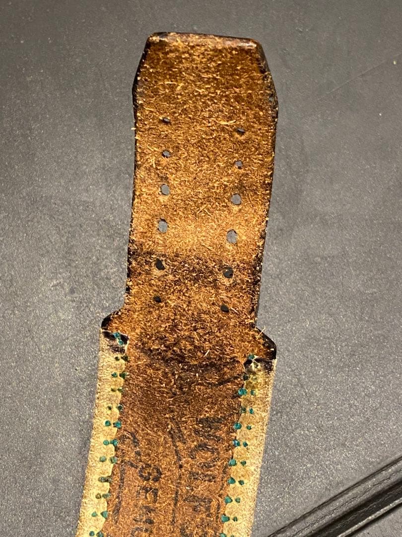 WOLF'S HEAD ウルフズヘッド　スタッズレザーブレス バングル 50mm