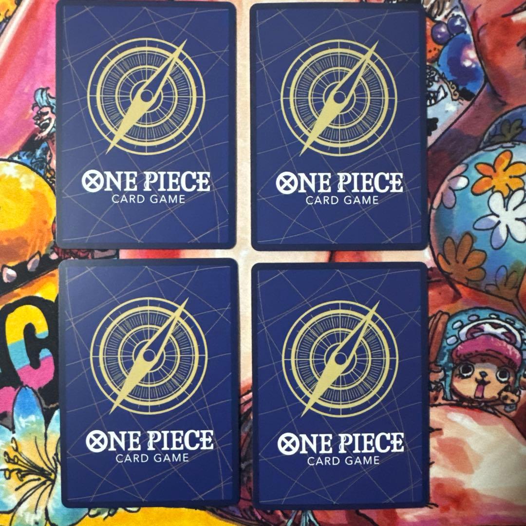 ワンピース カードゲーム ペローナSRパラレル　4枚セット
