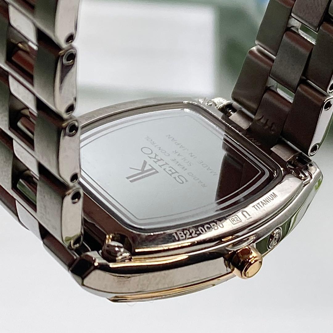 可動 SEIKO セイコー ルキア 1B22-0CB0 レディース ソーラー電波