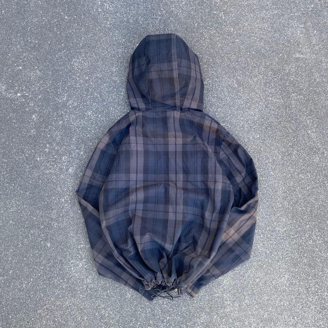 00s archive 短丈 check jacket y2k テック系 人気