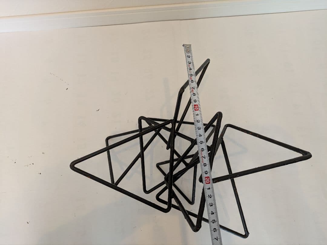 鉄花器オブジェ　3個