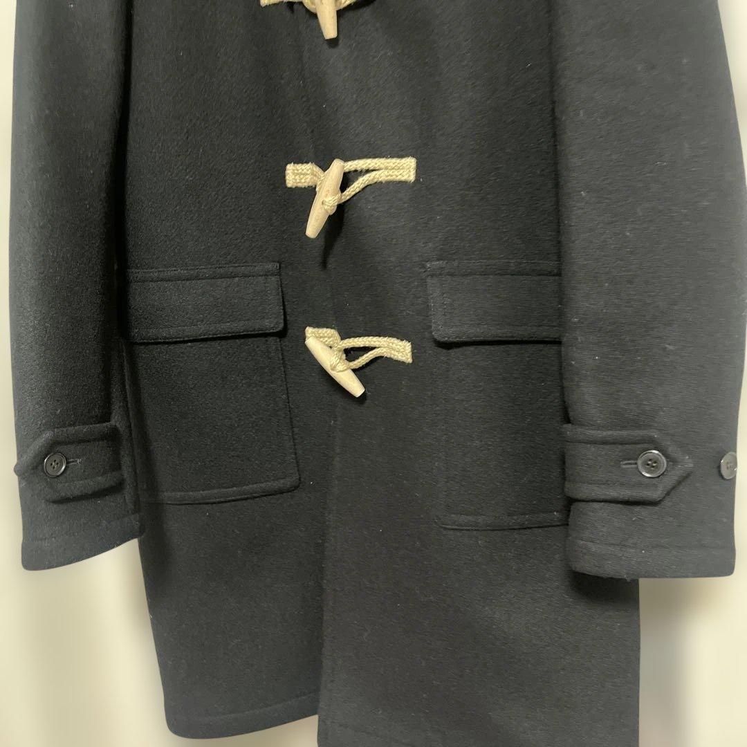 値下げ ＊ サンローラン ＊ 黒 ダッフルコート フード付き