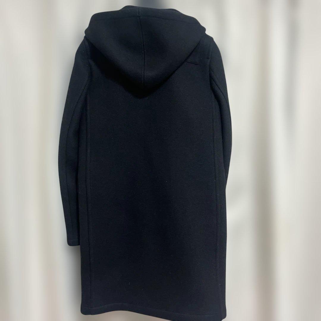 値下げ ＊ サンローラン ＊ 黒 ダッフルコート フード付き