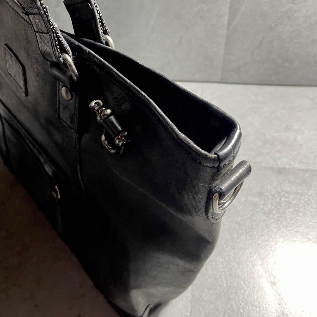 希少✨️ 森野帆布 トートバッグ 東急ハンズ限定デザイン ブラック×ブルー