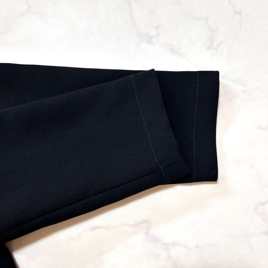 美品ミズイロインド ワイドコクーンワンピース 黒定番人気 セレモニー ゆったり