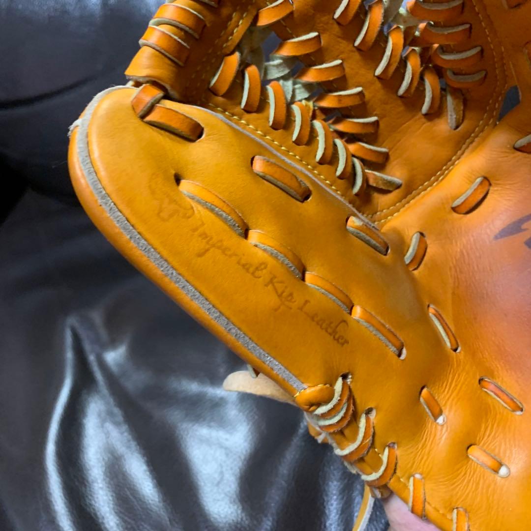 Mizuno Pro 硬式内野手用グローブ オレンジ