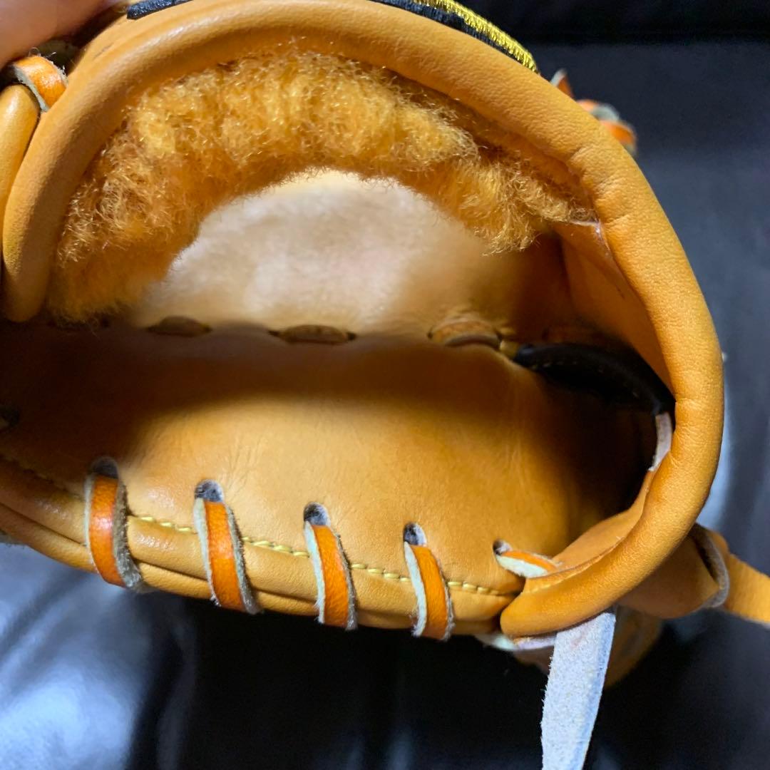 Mizuno Pro 硬式内野手用グローブ オレンジ