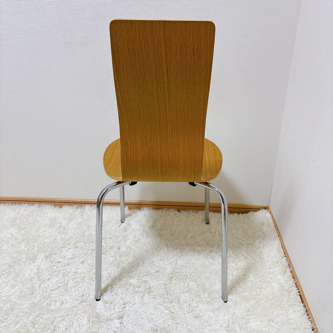 極美品♡廃盤品 MUJI 無印良品ダイニングチェア 椅子 プライウッド 希少 ②