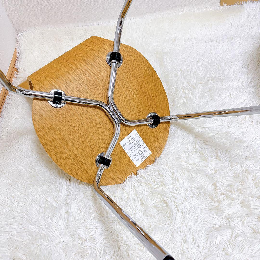 極美品♡廃盤品 MUJI 無印良品ダイニングチェア 椅子 プライウッド 希少 ②