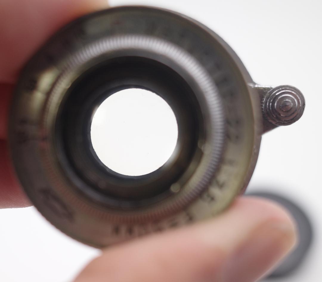 41　希少【RED P】　沈胴式オールドレンズ インダスター22　L39