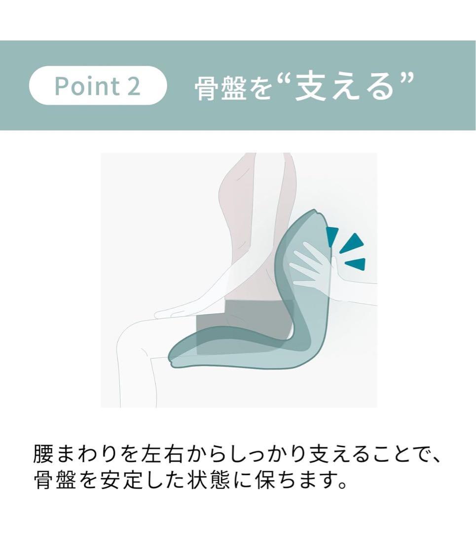 【シンカズ】スタイル プレミアム/MTG 骨盤サポートチェア 座椅子