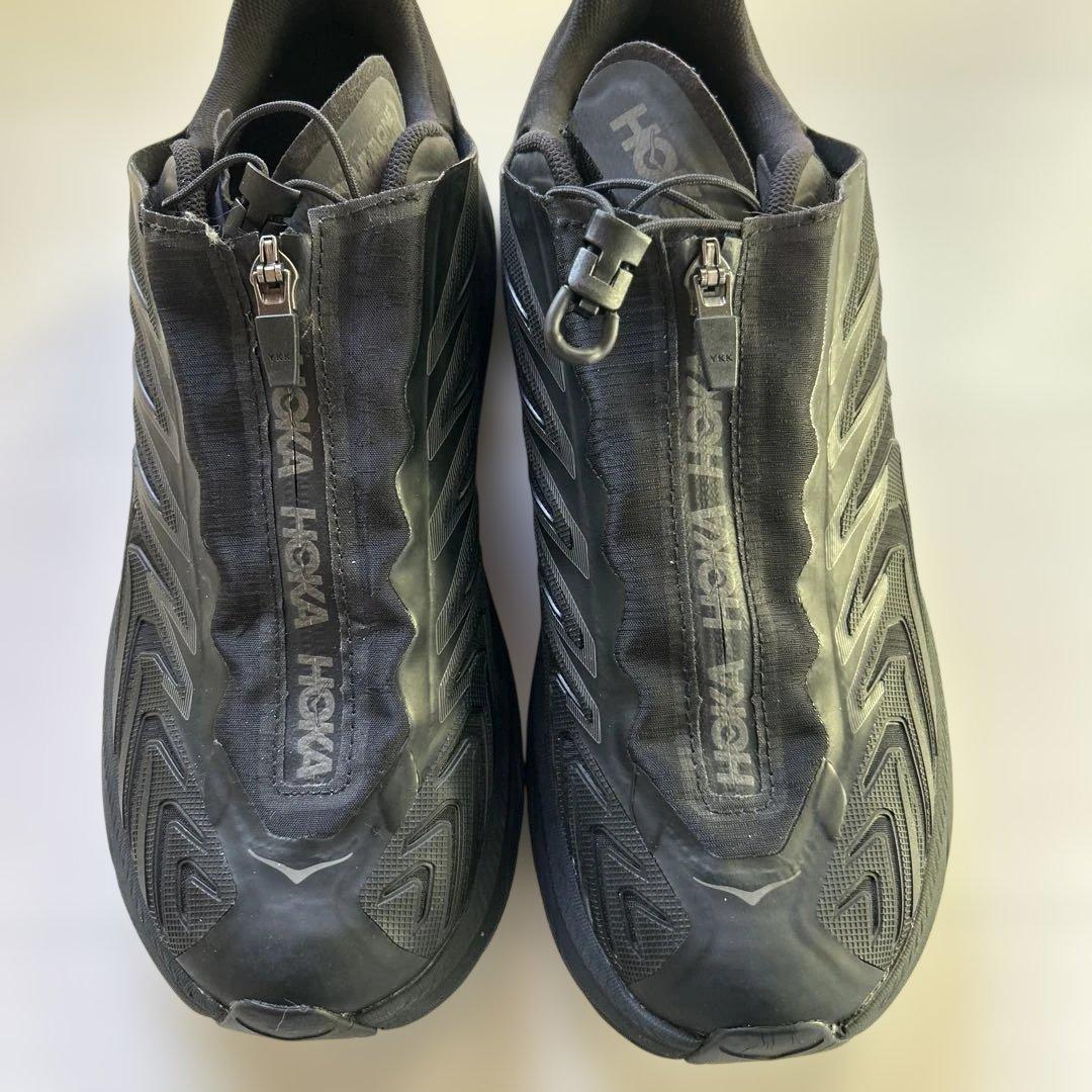 【美品】ホカオネオネ プロジェクト クリフトン ブラック 27.5