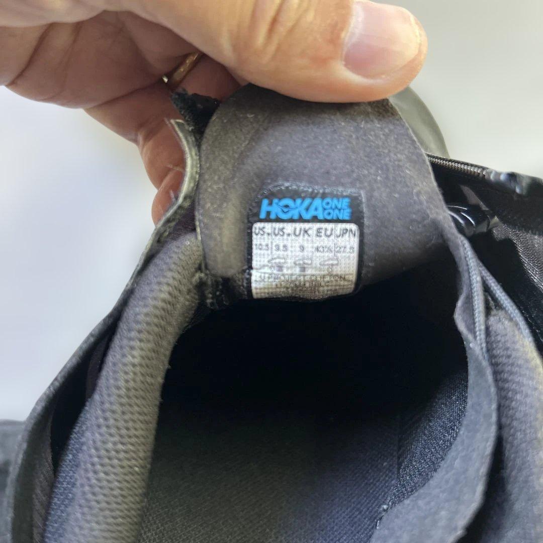 【美品】ホカオネオネ プロジェクト クリフトン ブラック 27.5