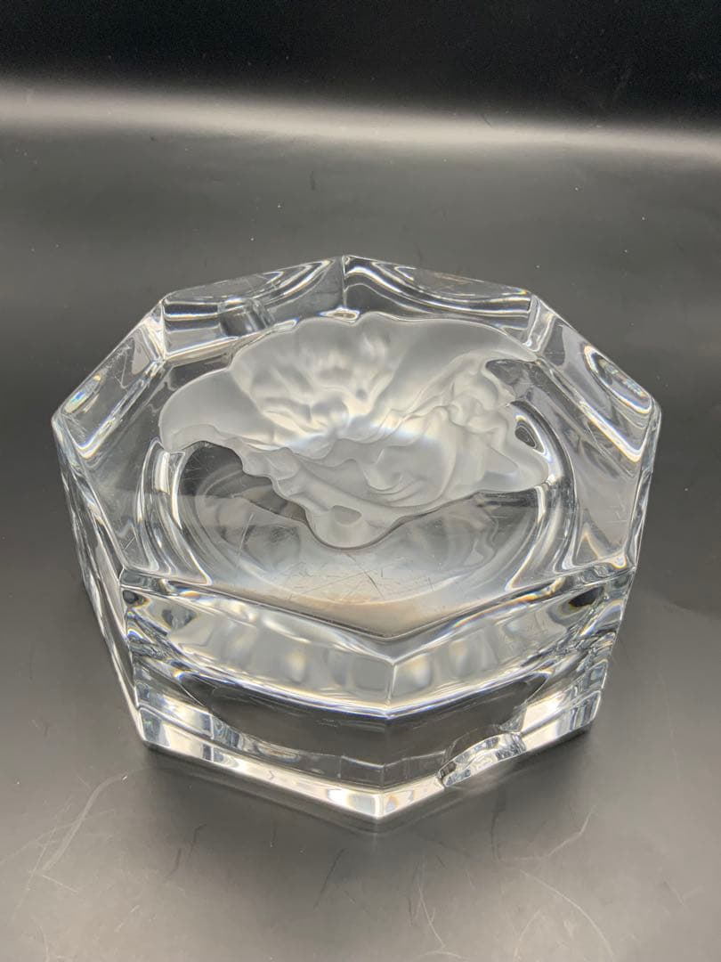 しあんさん専用ヴェルサーチ ローゼンタール 灰皿 メデューサ クリスタルガラス