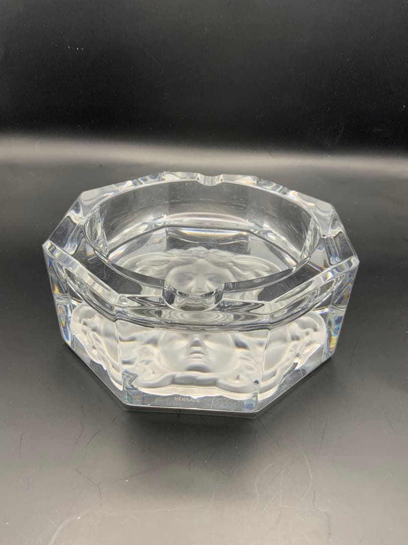 しあんさん専用ヴェルサーチ ローゼンタール 灰皿 メデューサ クリスタルガラス