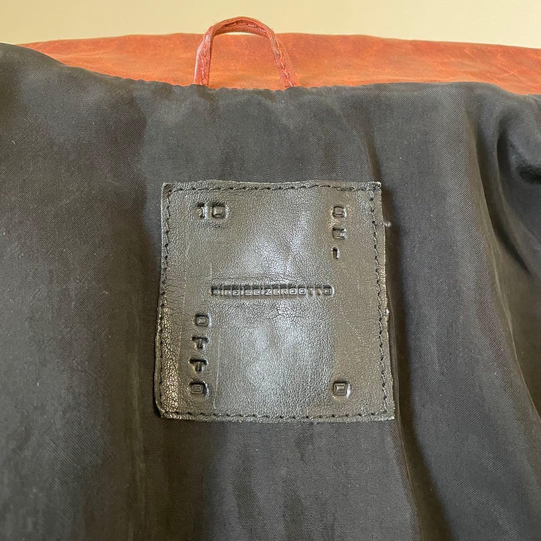 未使用級 10sei0otto ホースレザー ジャケット 44 イタリア製 馬革