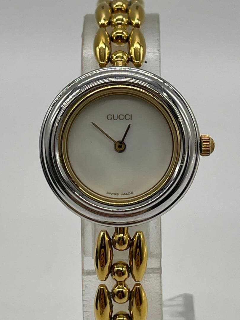 【稼働】GUCCI チェンジベゼル・6色替えベゼル・箱付き