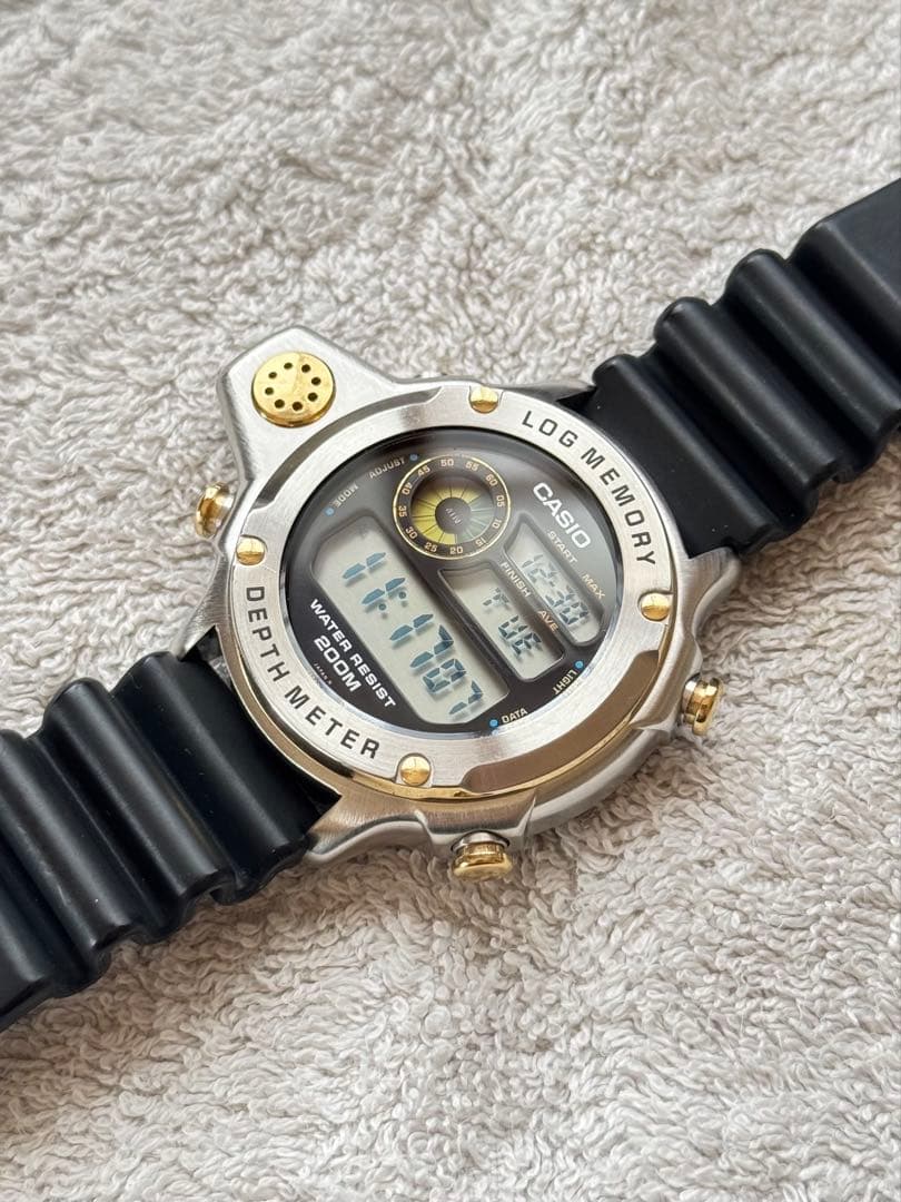 【極美品】カシオ初代潜水王フルメタルDEP-500電池交換済み