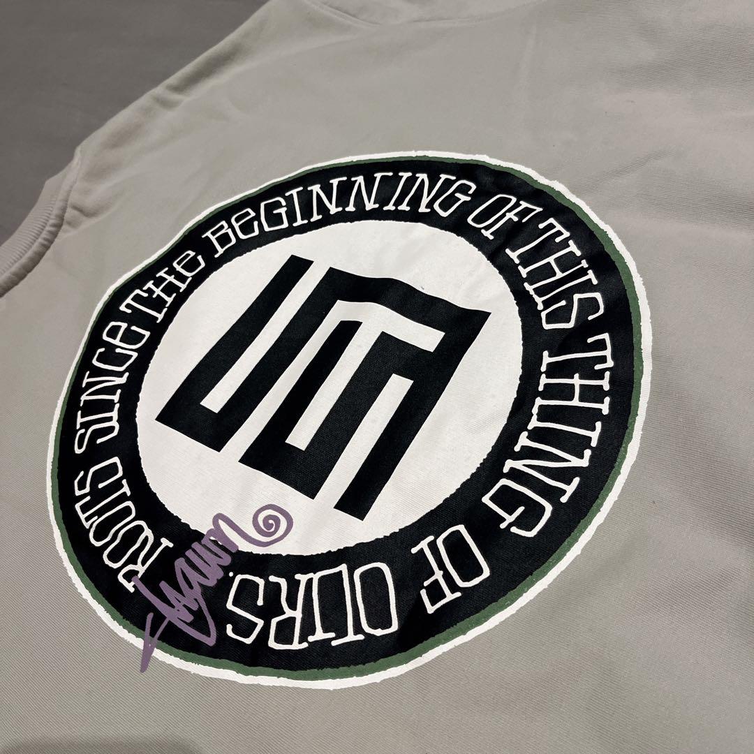 エスダブル トレーナー 未使用 ロゴ プリント 裏起毛 L S/DOUBLE