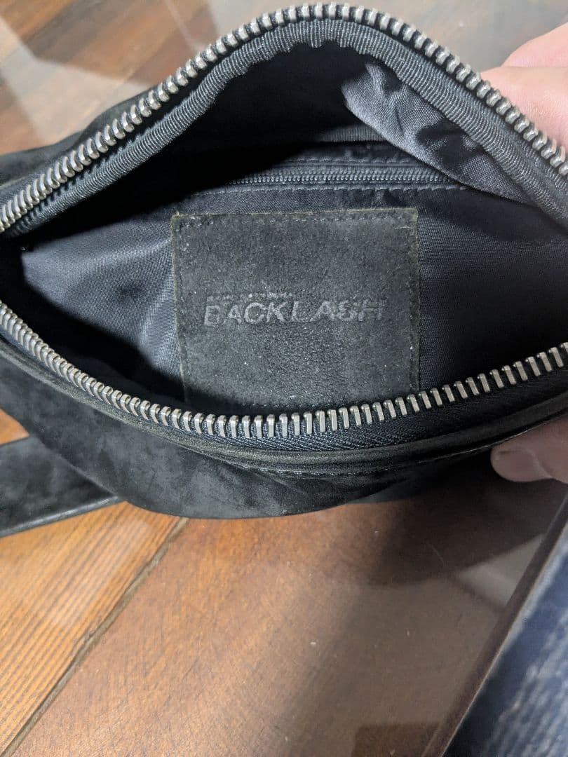 BACK LASH×ISAMU KATAYAMA×スエードウエストバッグ