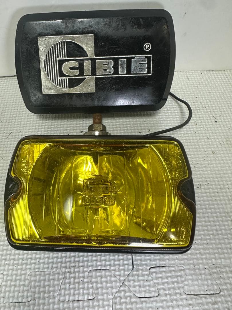 希少/黒カバー付き当時物CIBIEフォグランプIODE35黒ボディシビエフォグ