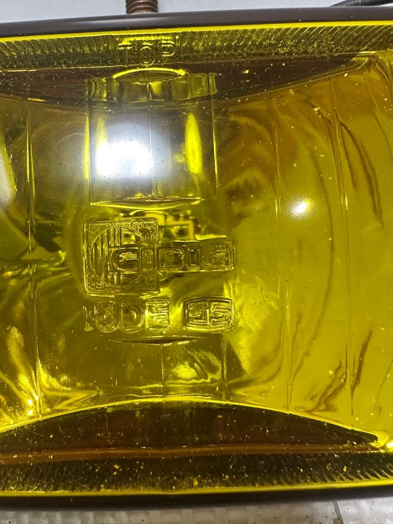 希少/黒カバー付き当時物CIBIEフォグランプIODE35黒ボディシビエフォグ