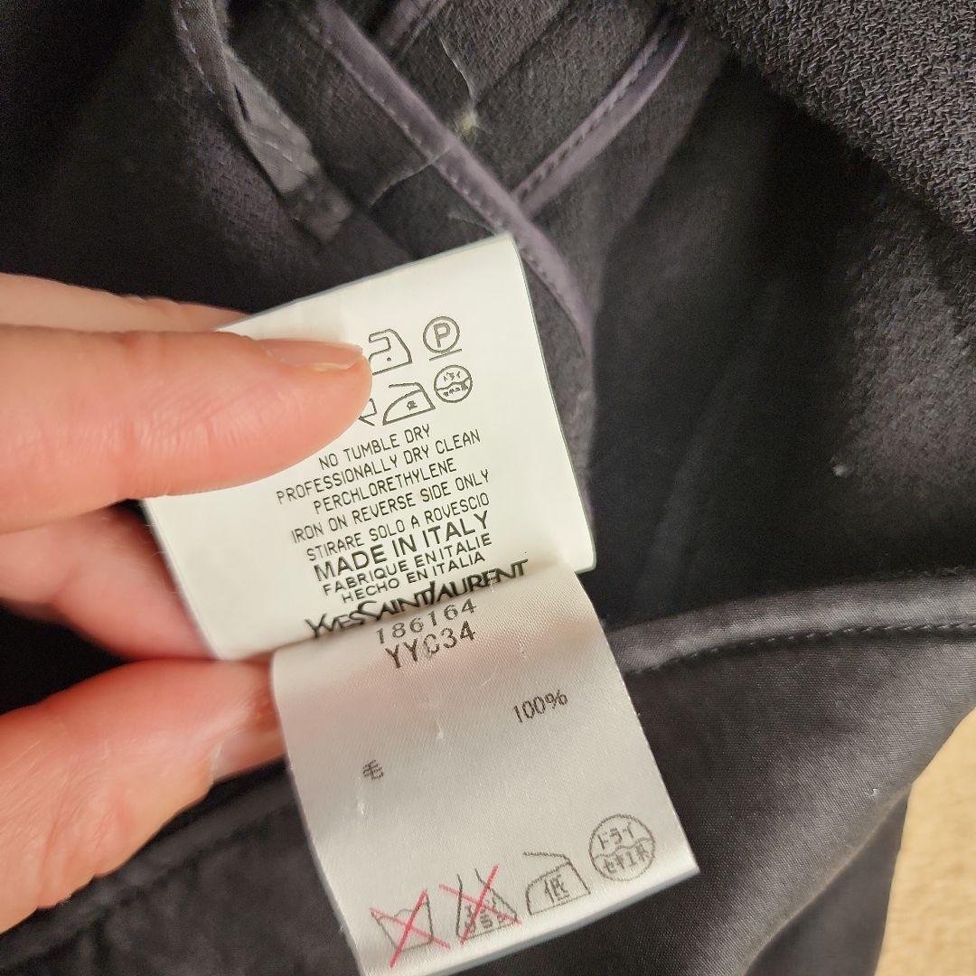 美品【Yves Saint Laurent 】ブラックワンピース サンローラン