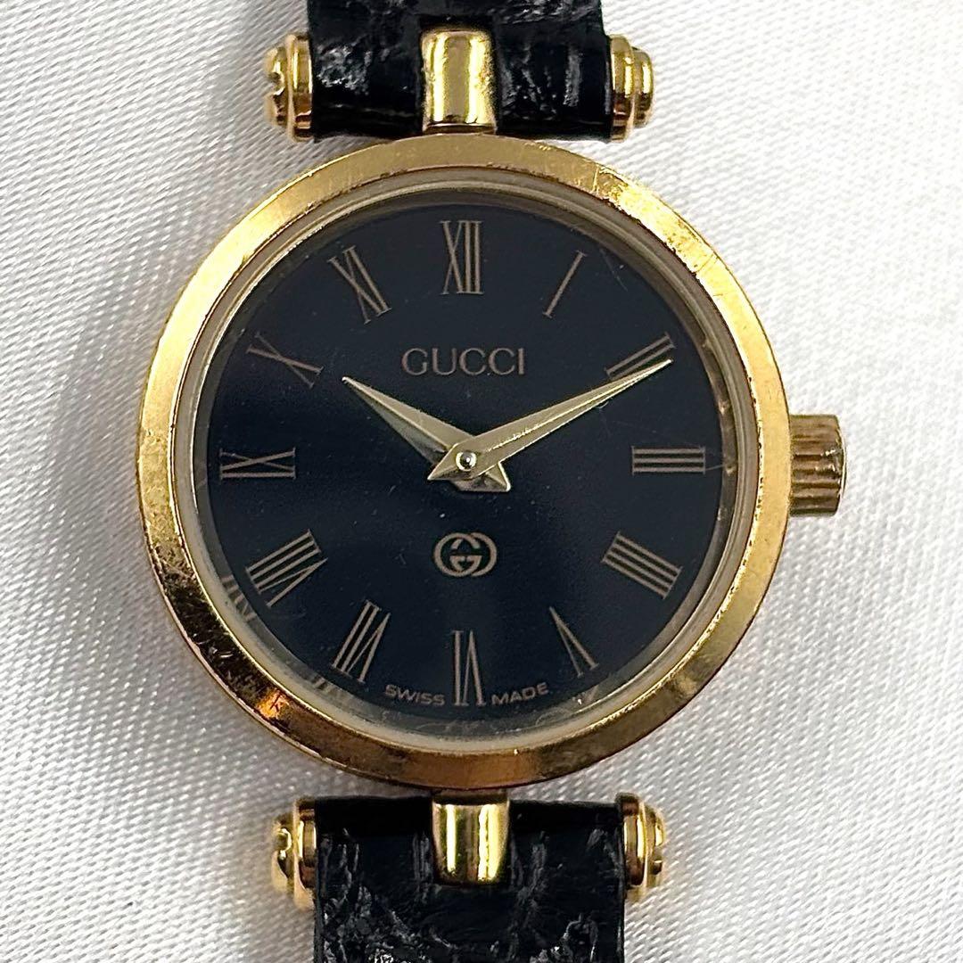 稼働品 GUCCI グッチ 腕時計 レディース 2000L GG y2k 394