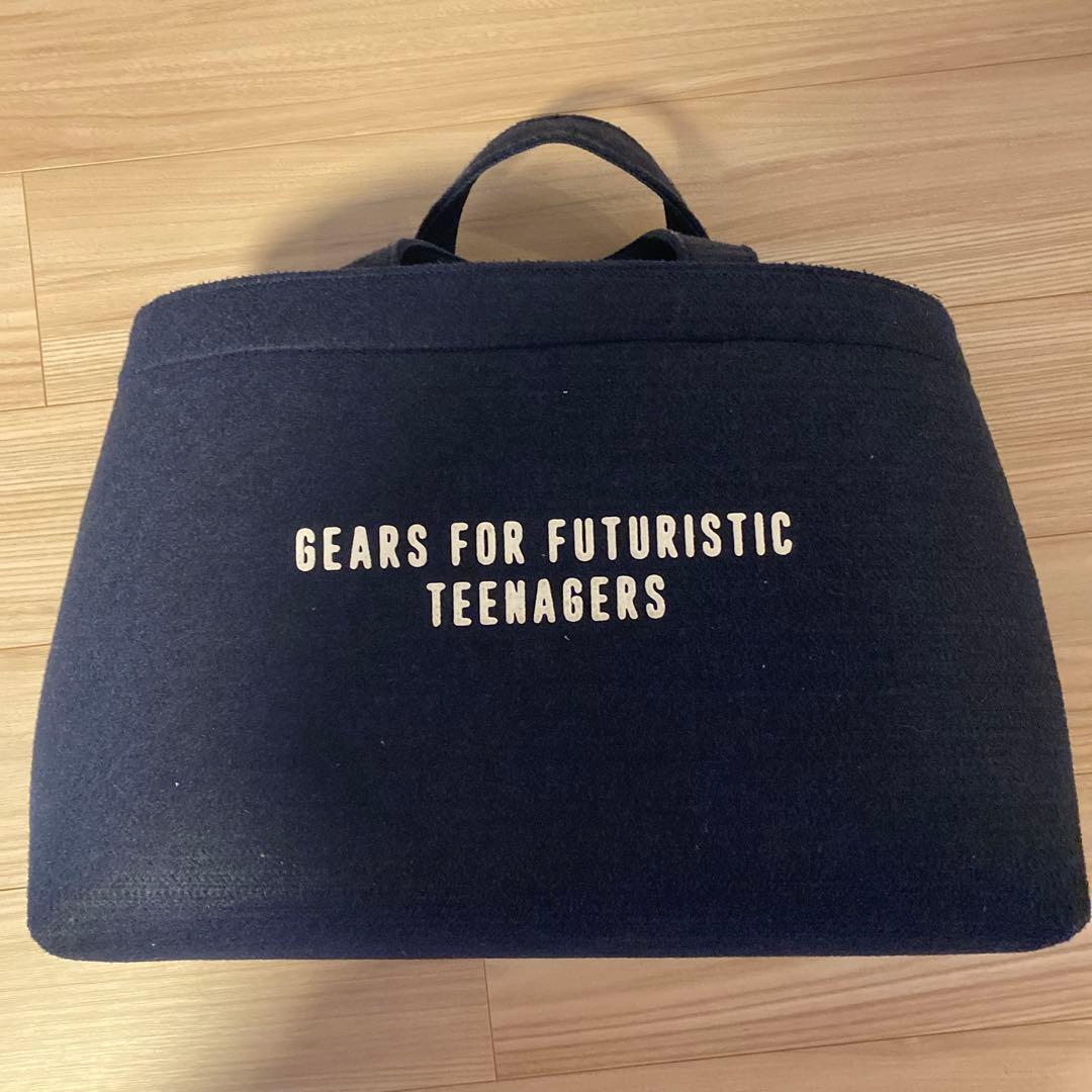 HUMAN MADE ネイビー トートバッグ