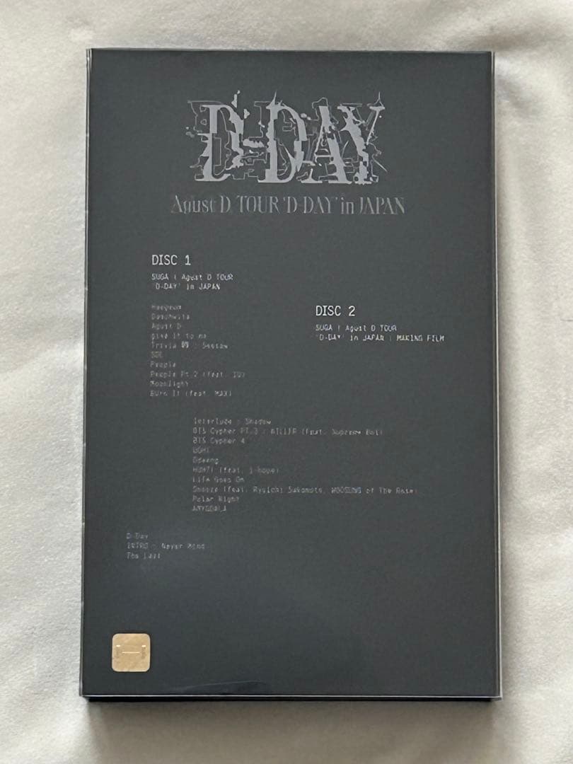 K-POP・アジア SUGA AgustD TOUR D-DAY in JAPAN Blu-ray