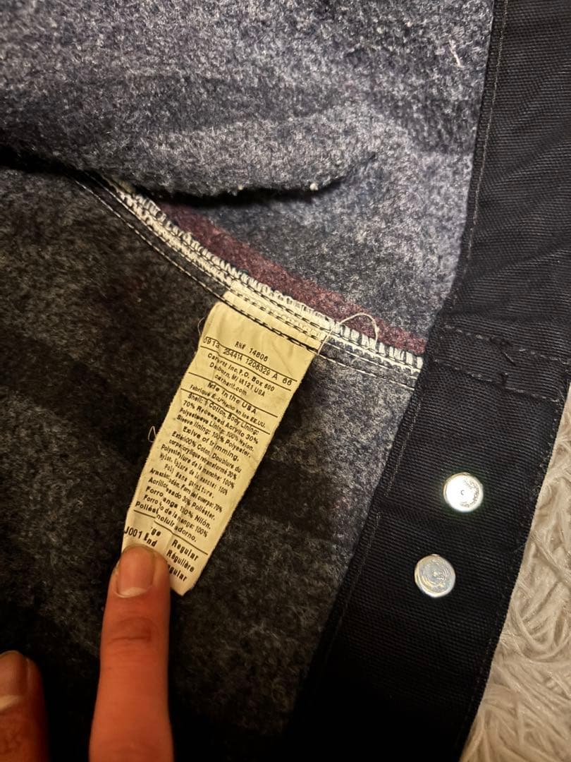 Carhartt USA製 ブラック デトロイトジャケット