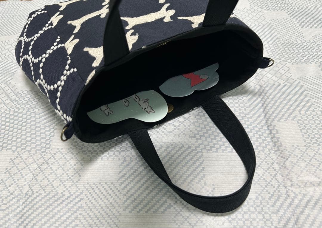 ハンドメイド ミナペルホネン run run run コロりんトート