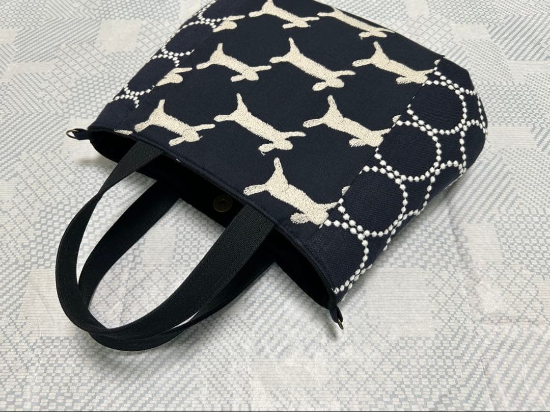 ハンドメイド ミナペルホネン run run run コロりんトート