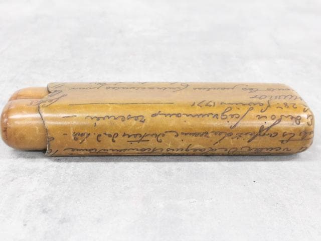 ▲希少/廃盤品 ゴールデンパティーヌ スクリット カリグラフィ シガーケース