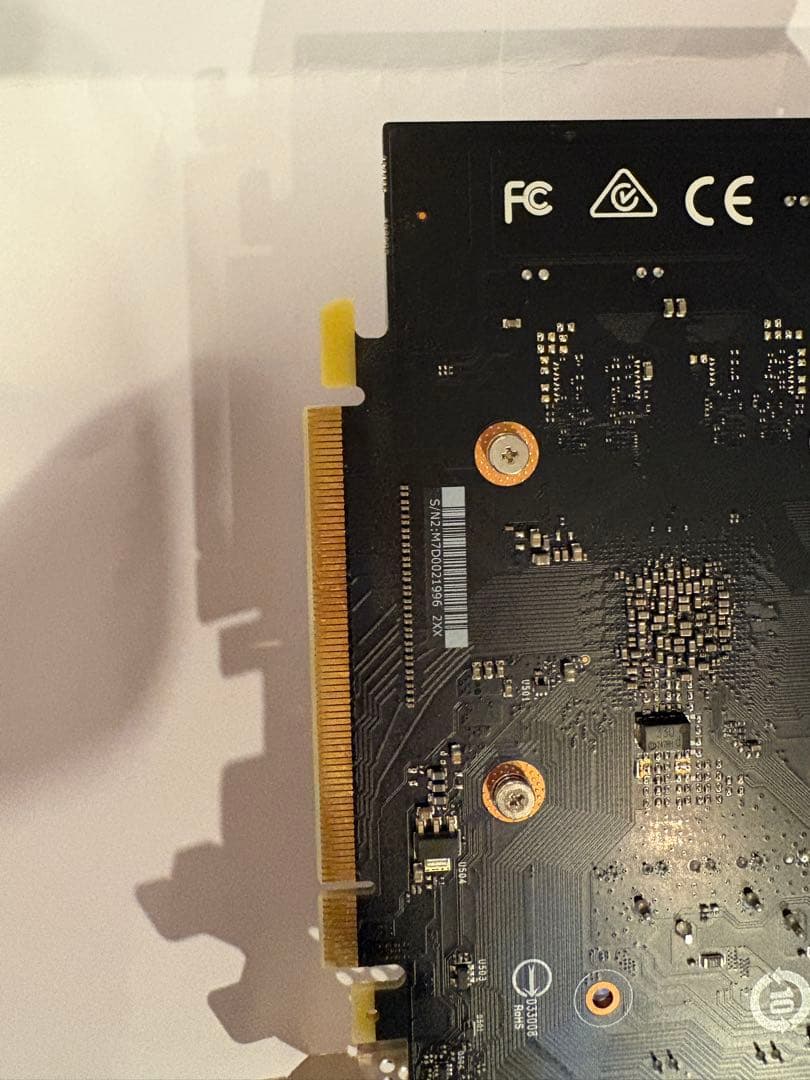 MSI GeForce GTX 1630 AERO ITX 4G OC 箱無し