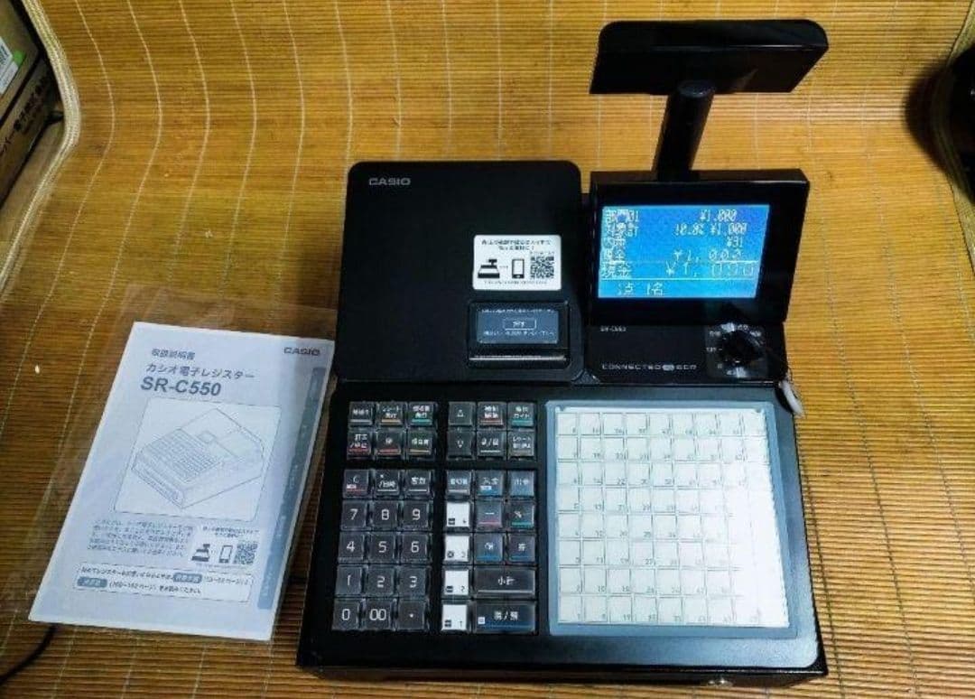 カシオレジスター　SR-C550最新スマホ管理Bluetooth　060003