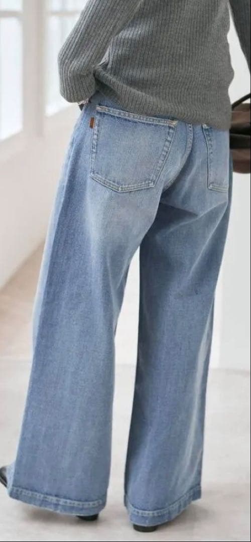 パンツ Spick and Span 5 1/2 BAGGY DENIM