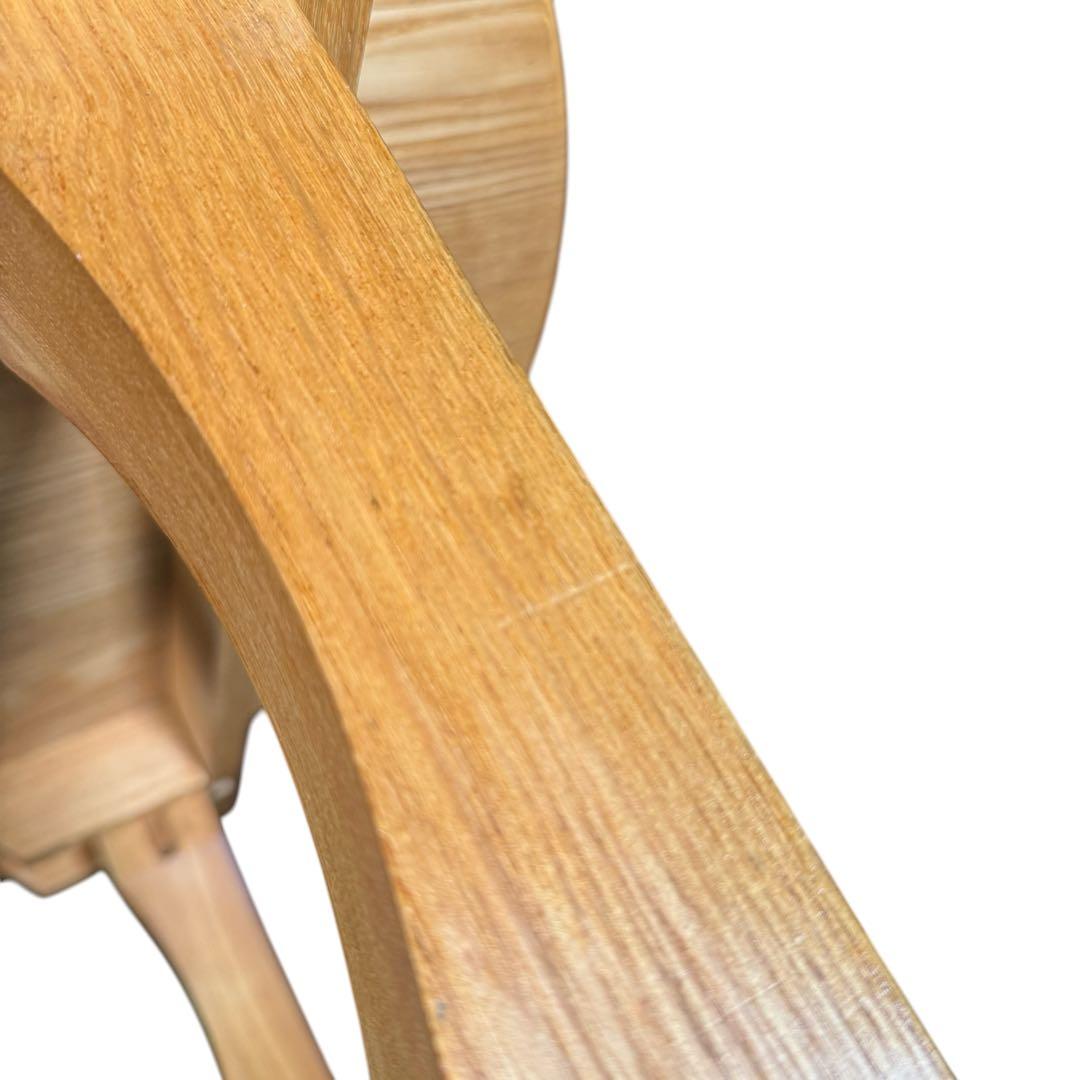 HR866 木目が素敵な　サークルテーブル　ちゃぶ台　ローテーブル