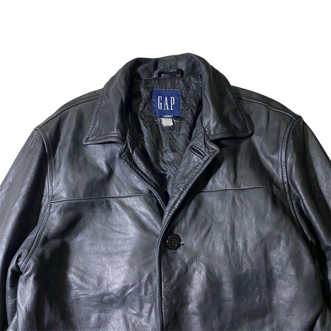 S 90s Gap レザー カーコート レザーコート 野村訓市