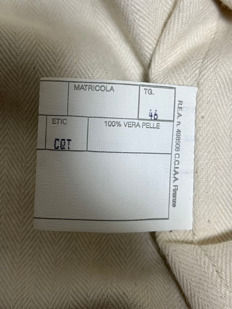 イタリア製 良品 CINQUANTA 46 スエードジャケット クラシコ カーキ