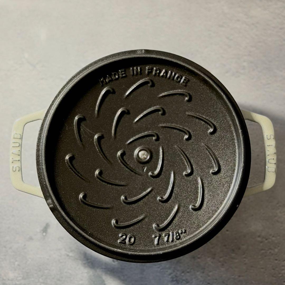 STAUB Wa-NABE・L フレンチオーブン 20 cm,鋳鉄、カンパーニュ