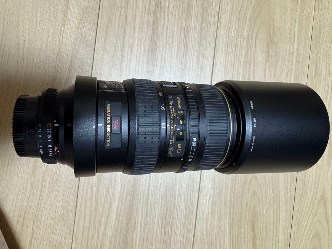 美品 AF VR Nikkor 80-400mm f/4.5-5.6D ED