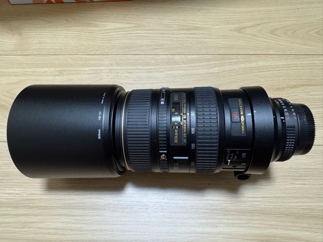美品 AF VR Nikkor 80-400mm f/4.5-5.6D ED